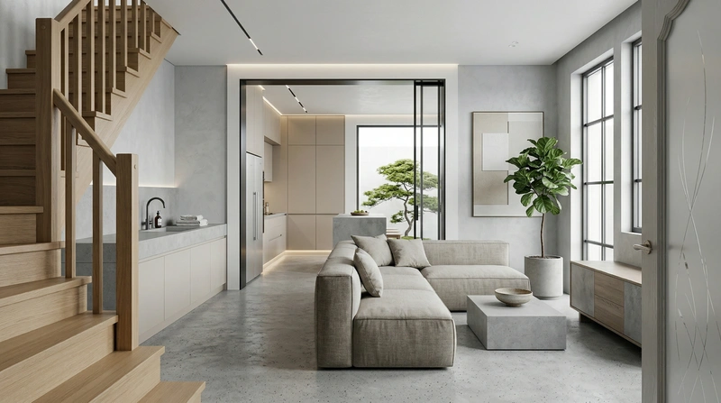 Дизайн кухни в стиле Минимализм — фото интерьера от нейросети RoomGPT