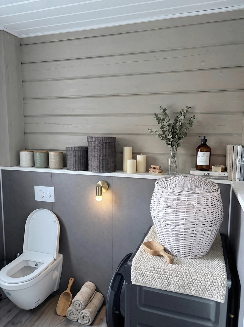 Дизайн гостиной в стиле Хюгге — фото интерьера от нейросети RoomGPT