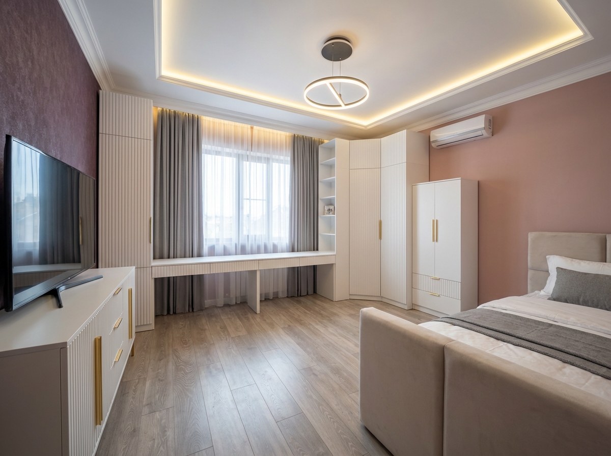 Дизайн детской в стиле Минимализм — фото интерьера от нейросети RoomGPT