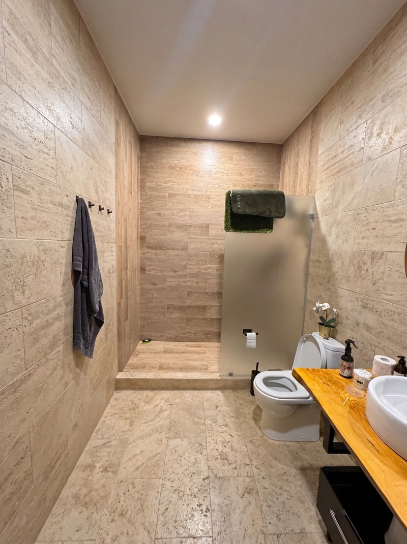 Дизайн ванной в стиле Без стиля — фото интерьера от нейросети RoomGPT