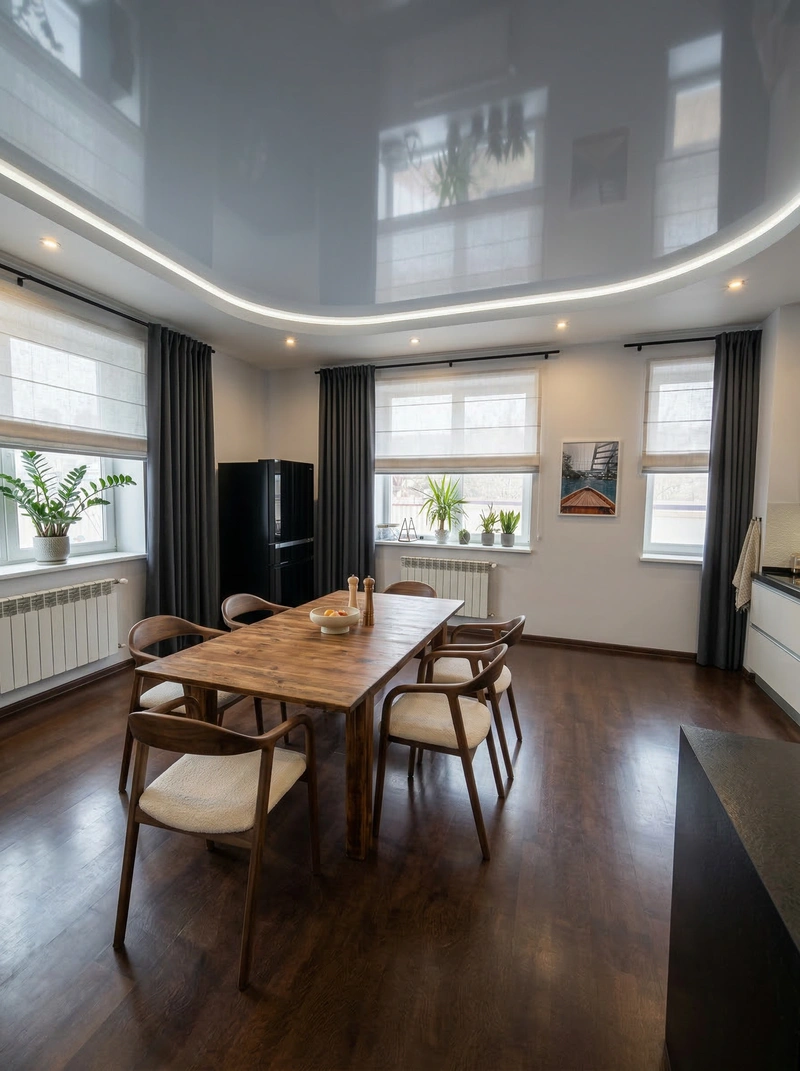 Дизайн интерьера в стиле Минимализм — Кухня от нейросети RoomGPT