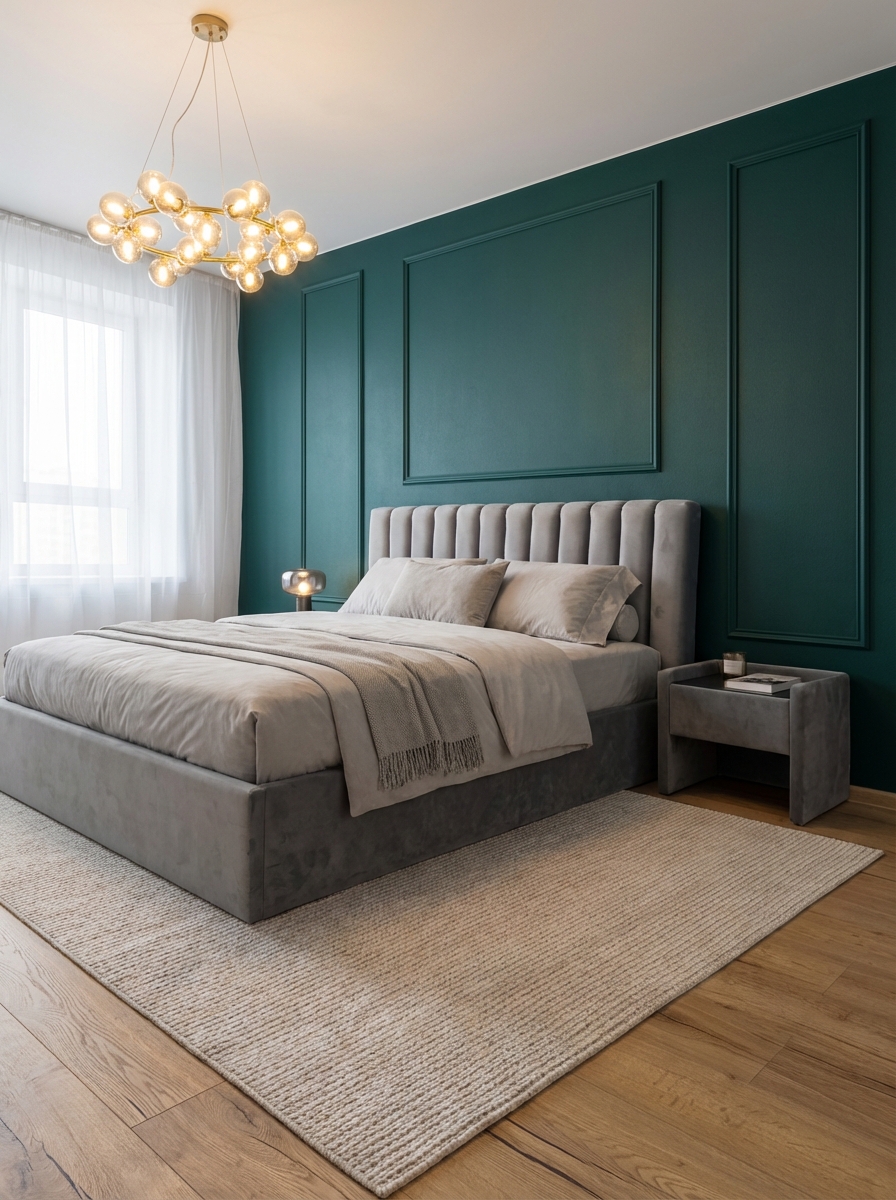 Дизайн спальни в стиле Минимализм — фото интерьера от нейросети RoomGPT