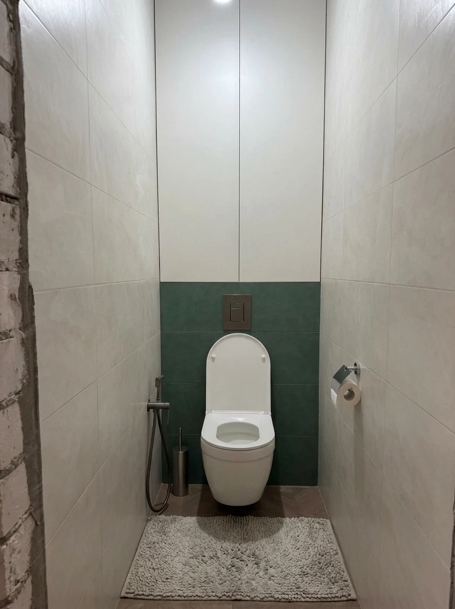Дизайн ванной в стиле Минимализм — фото интерьера от нейросети RoomGPT