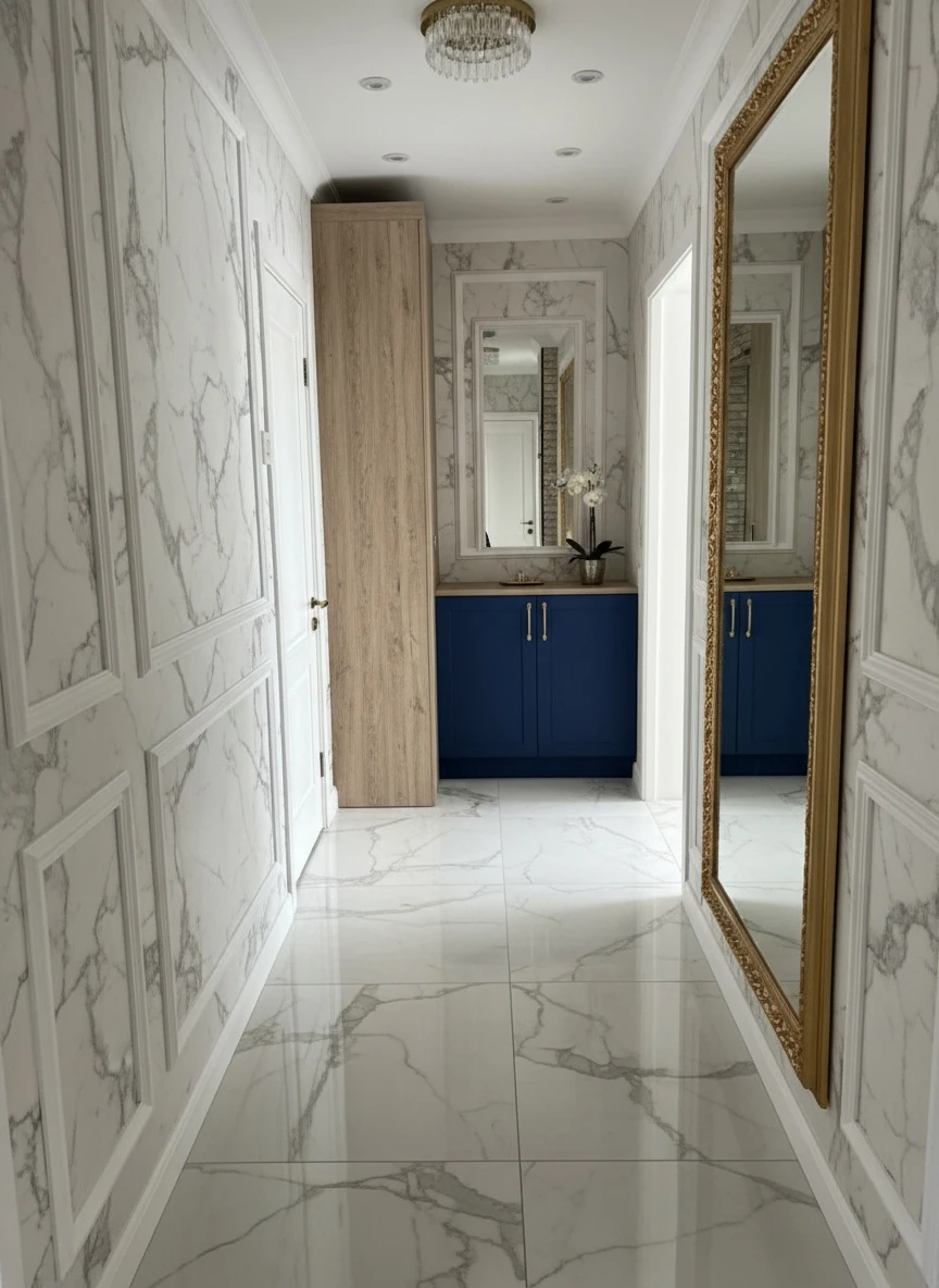 Дизайн прихожей в стиле Классика — фото интерьера от нейросети RoomGPT