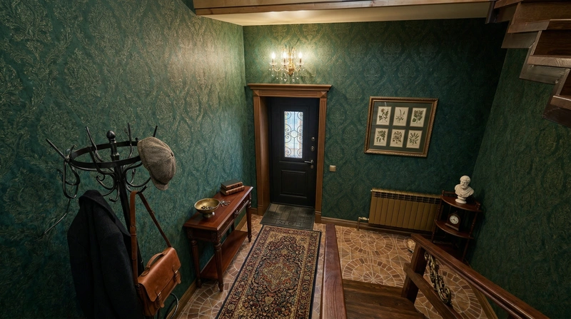 Дизайн интерьера в стиле Классика — Гостиная от нейросети RoomGPT