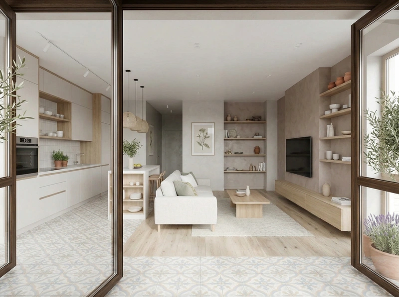 Дизайн гостиной в стиле Без стиля — фото интерьера от нейросети RoomGPT