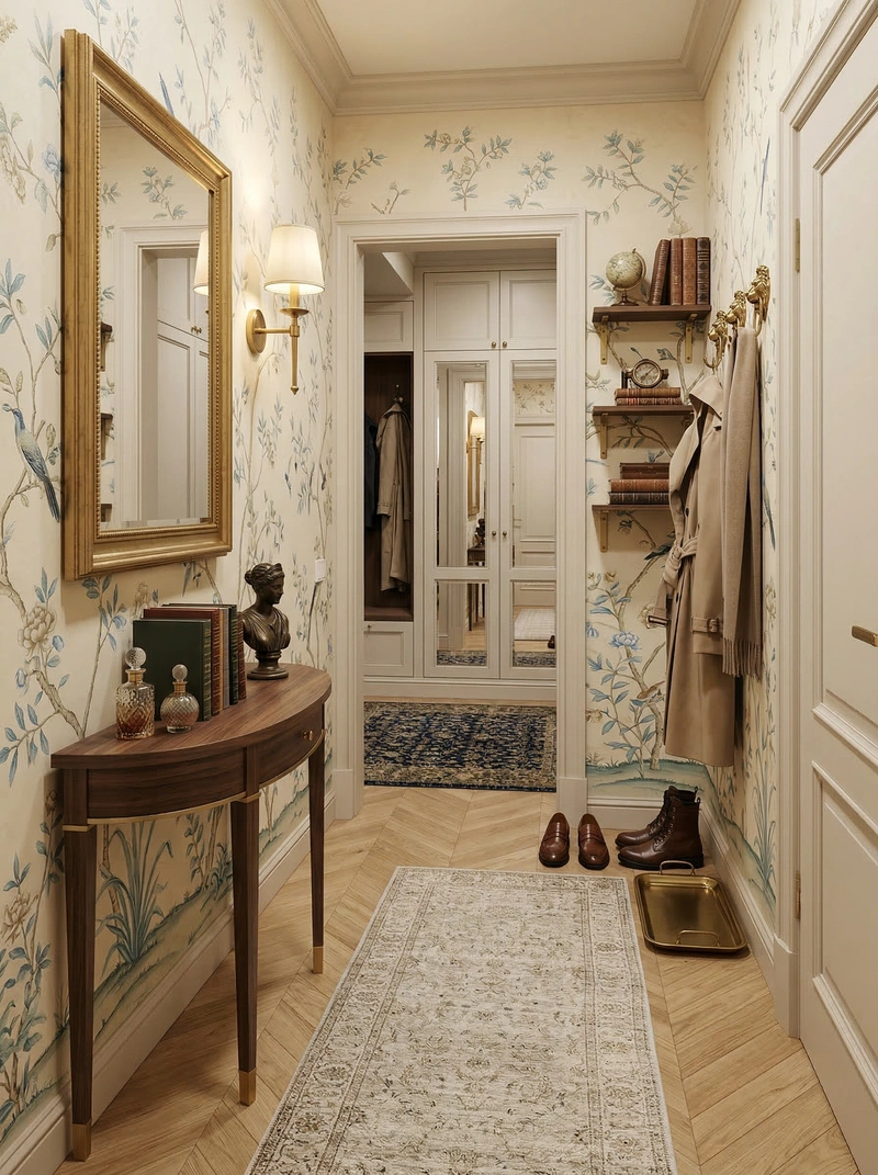 Дизайн интерьера в стиле Классика — Гостиная от нейросети RoomGPT