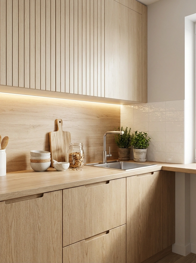 Дизайн интерьера в стиле Хюгге — Кухня от нейросети RoomGPT