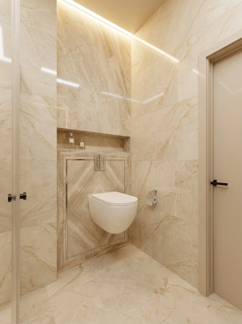 Дизайн ванной в стиле Без стиля — фото интерьера от нейросети RoomGPT