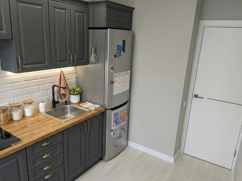 Дизайн интерьера в стиле Классика — Кухня от нейросети RoomGPT