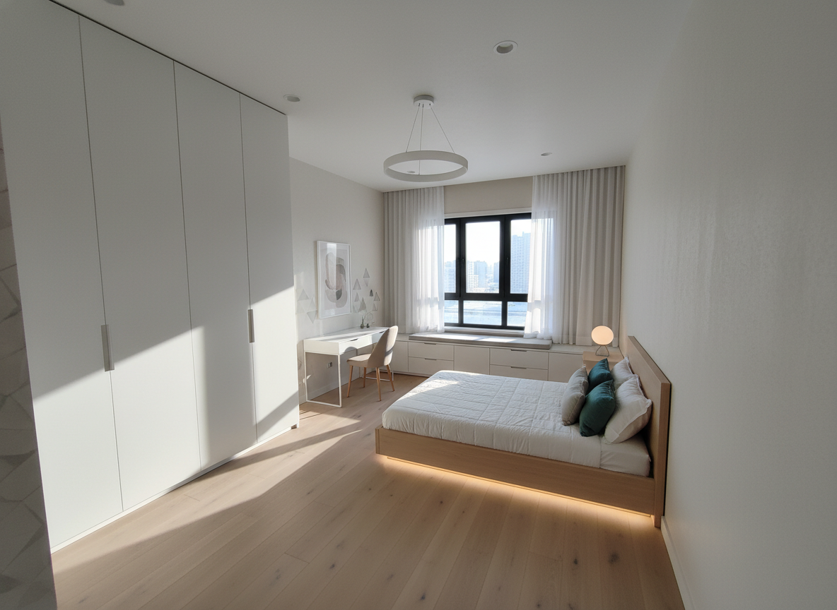 Дизайн детской в стиле Минимализм — фото интерьера от нейросети RoomGPT