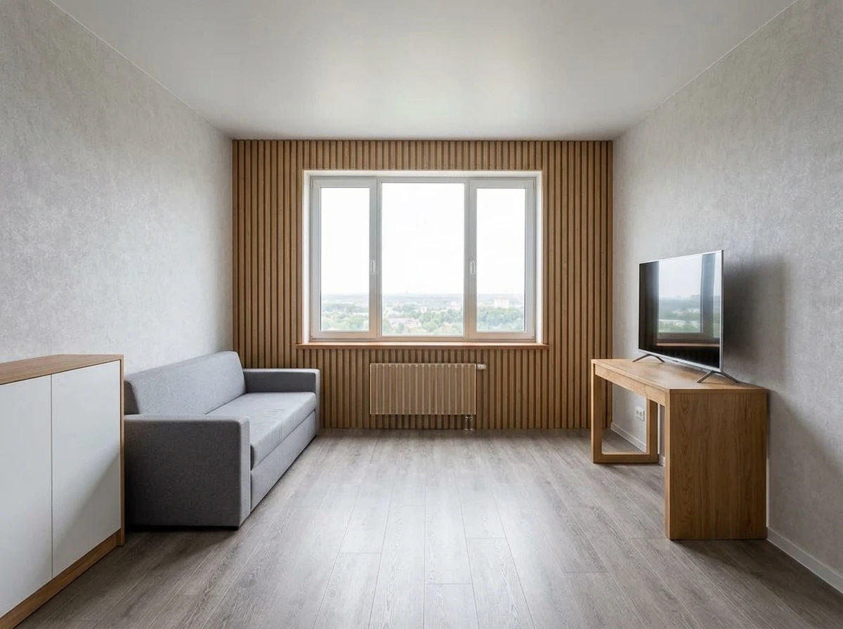 Дизайн гостиной в стиле Минимализм — фото интерьера от нейросети RoomGPT