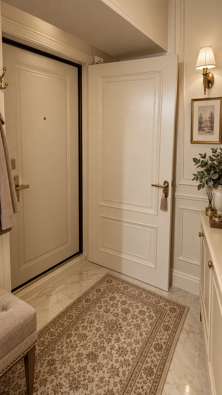 Дизайн прихожей в стиле Классика — фото интерьера от нейросети RoomGPT