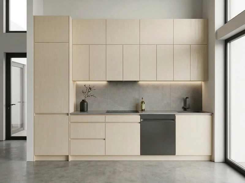 Дизайн интерьера в стиле Сканди — Кухня от нейросети RoomGPT