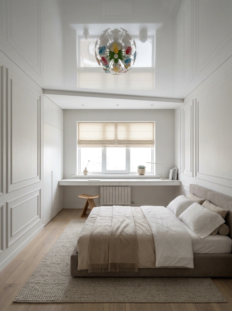 Дизайн интерьера в стиле Минимализм — Спальня от нейросети RoomGPT