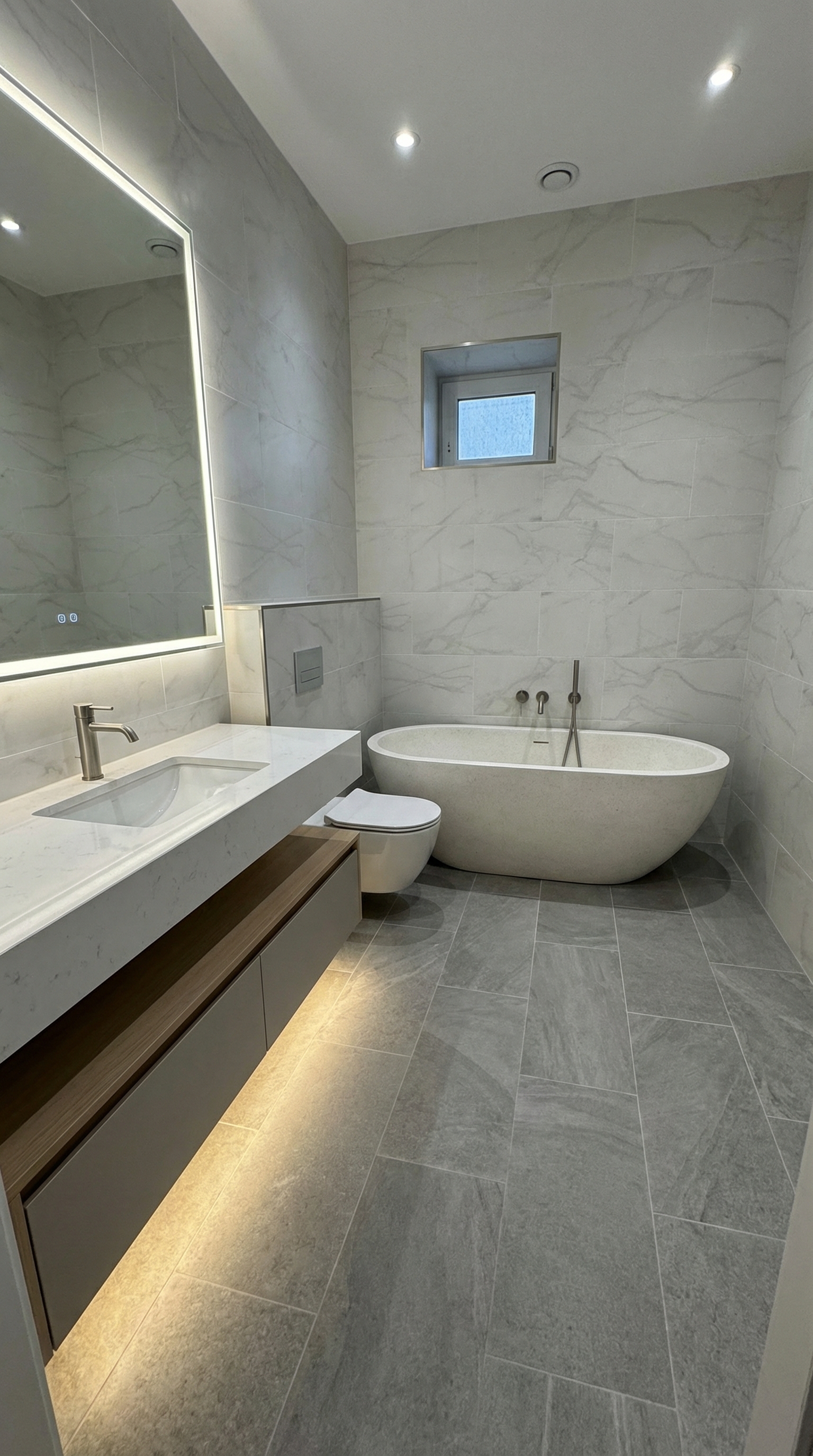 Дизайн ванной в стиле Минимализм — фото интерьера от нейросети RoomGPT