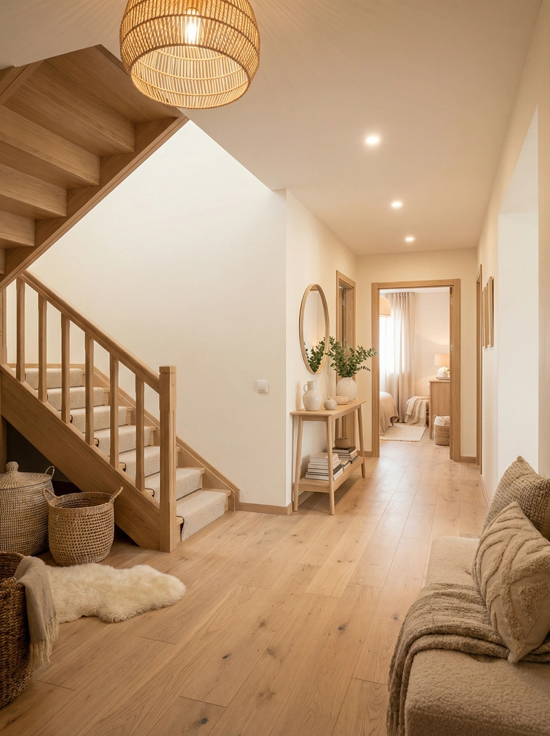 Дизайн интерьера в стиле Хюгге — Прихожая от нейросети RoomGPT