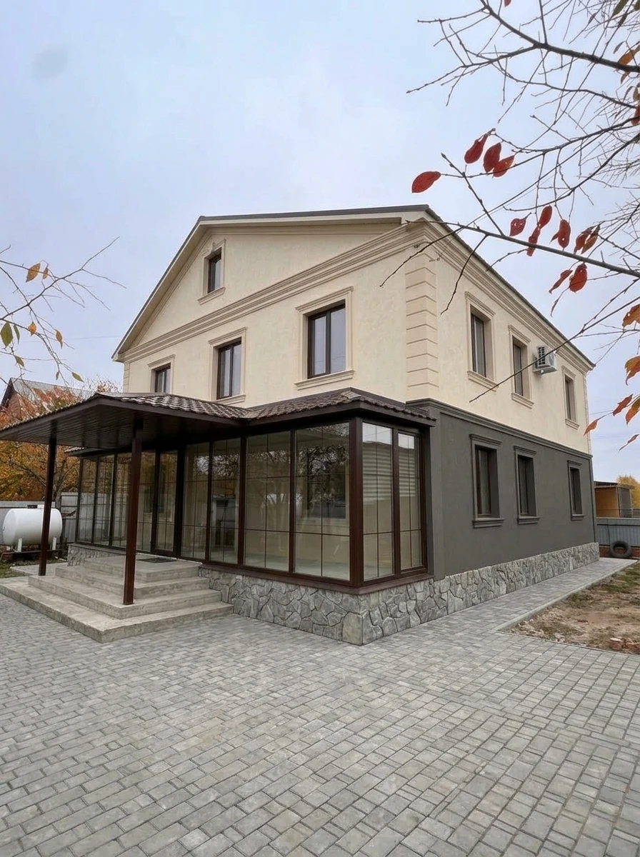 Дизайн фасада в стиле Неоклассика — Фасад от нейросети RoomGPT