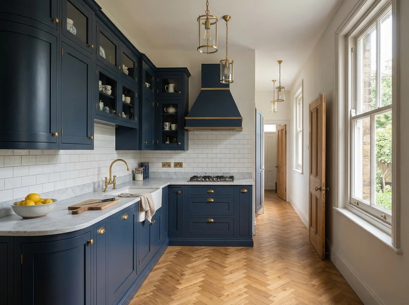 Дизайн интерьера в стиле Классика — Кухня от нейросети RoomGPT