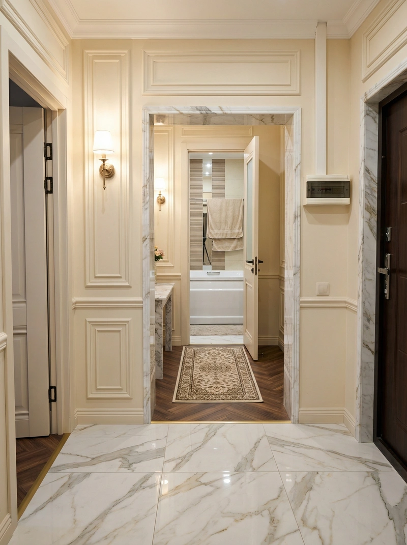 Дизайн интерьера в стиле Классика — Прихожая от нейросети RoomGPT