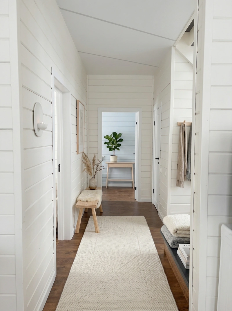 Дизайн гостиной в стиле Хюгге — фото интерьера от нейросети RoomGPT