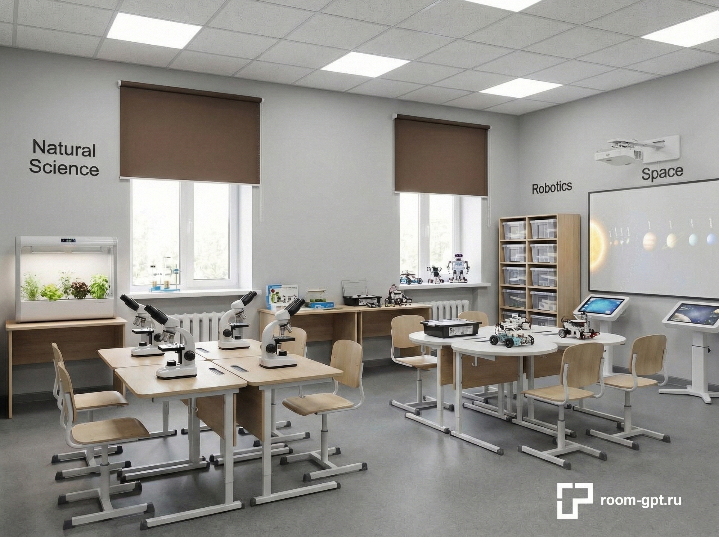 Дизайн детской в стиле Минимализм — фото интерьера от нейросети RoomGPT