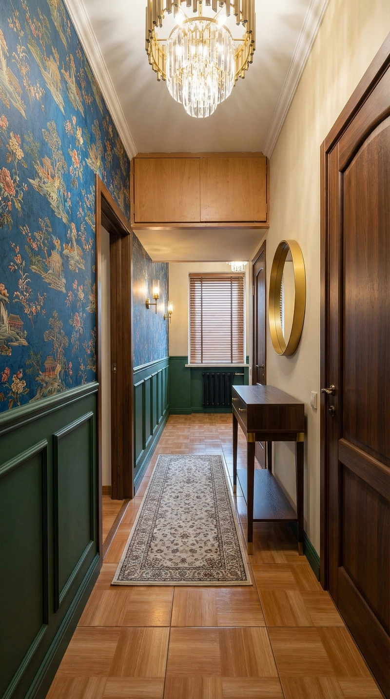 Дизайн интерьера в стиле Эклектика — Прихожая от нейросети RoomGPT