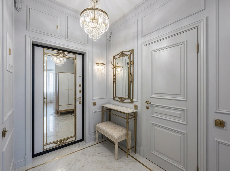 Дизайн интерьера в стиле Неоклассика — Прихожая от нейросети RoomGPT