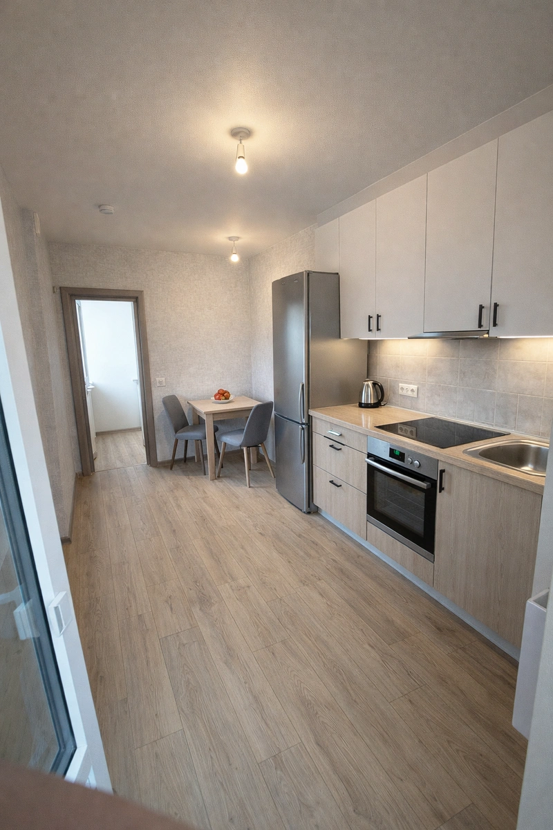 Дизайн кухни в стиле Без стиля — фото интерьера от нейросети RoomGPT