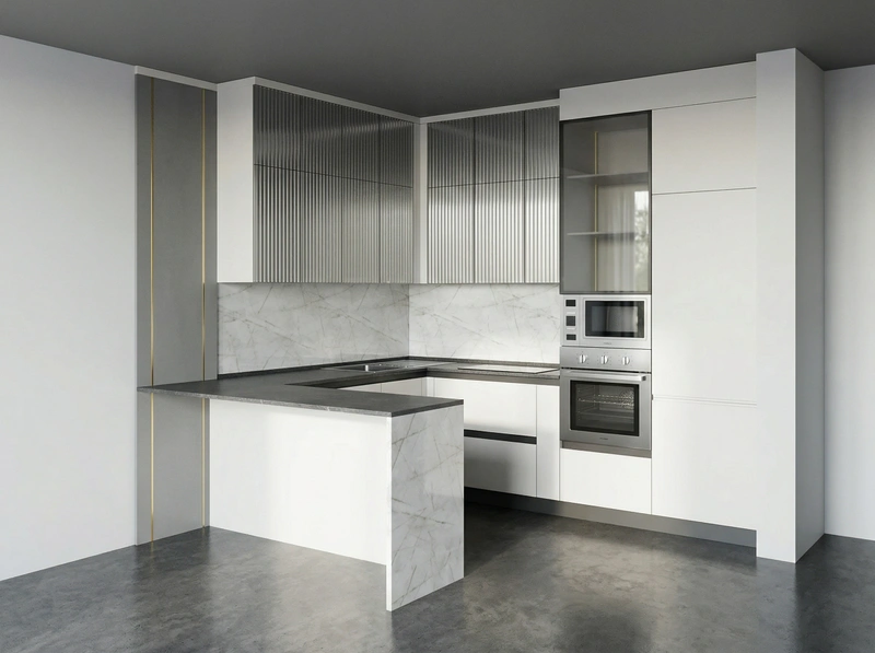 Дизайн кухни в стиле Без стиля — фото интерьера от нейросети RoomGPT