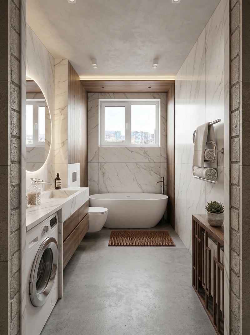 Дизайн интерьера в стиле Минимализм — Гостиная от нейросети RoomGPT