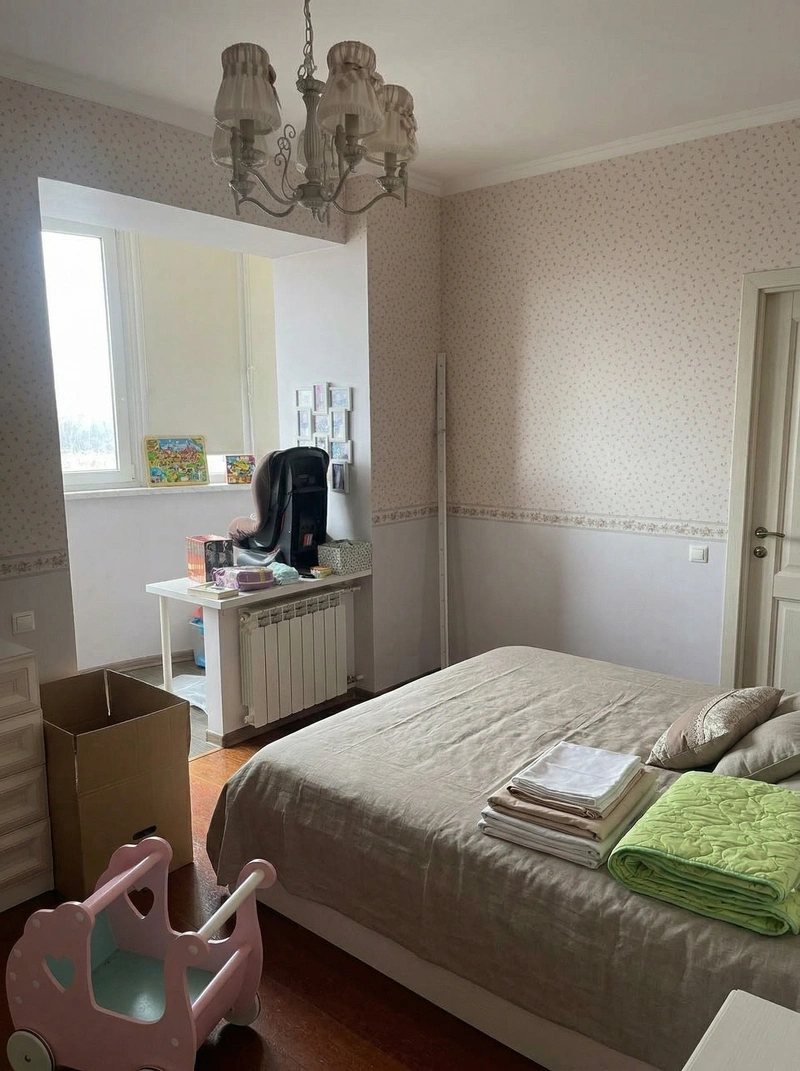 Дизайн спальни в стиле Без стиля — фото интерьера от нейросети RoomGPT