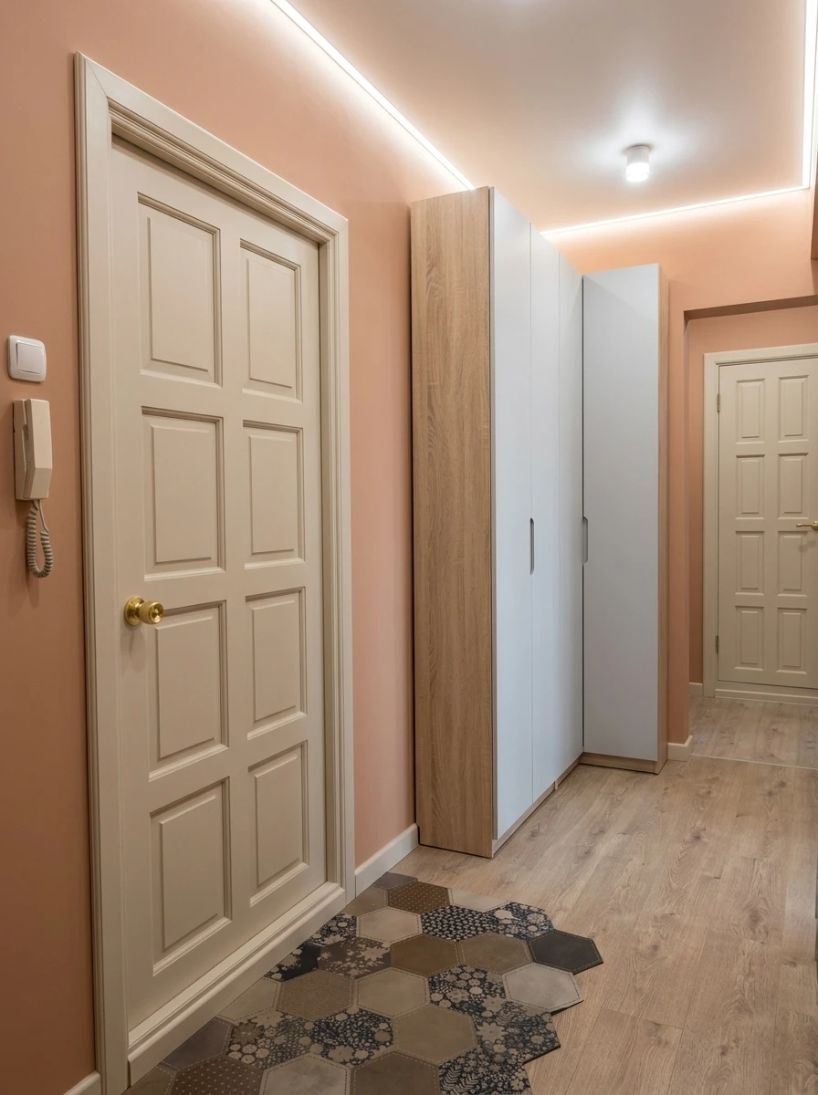 Дизайн прихожей в стиле Контемпорари — фото интерьера от нейросети RoomGPT
