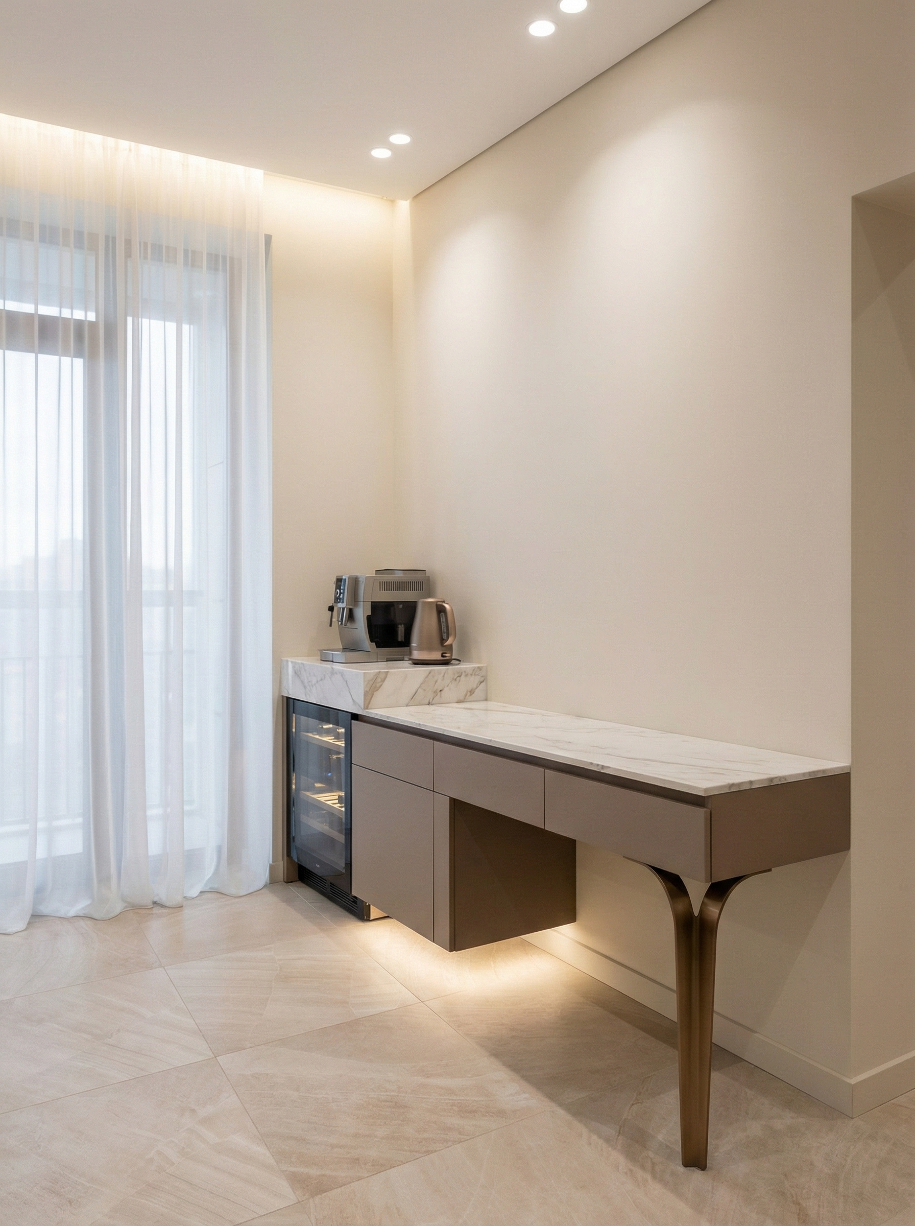 Дизайн кухни в стиле Минимализм — фото интерьера от нейросети RoomGPT