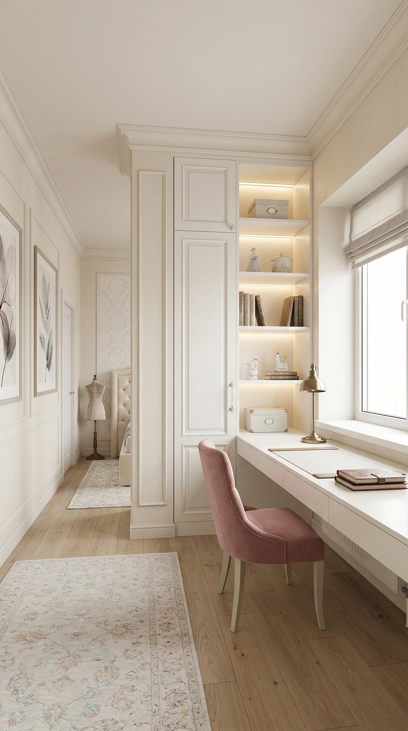 Дизайн детской в стиле Классика — фото интерьера от нейросети RoomGPT