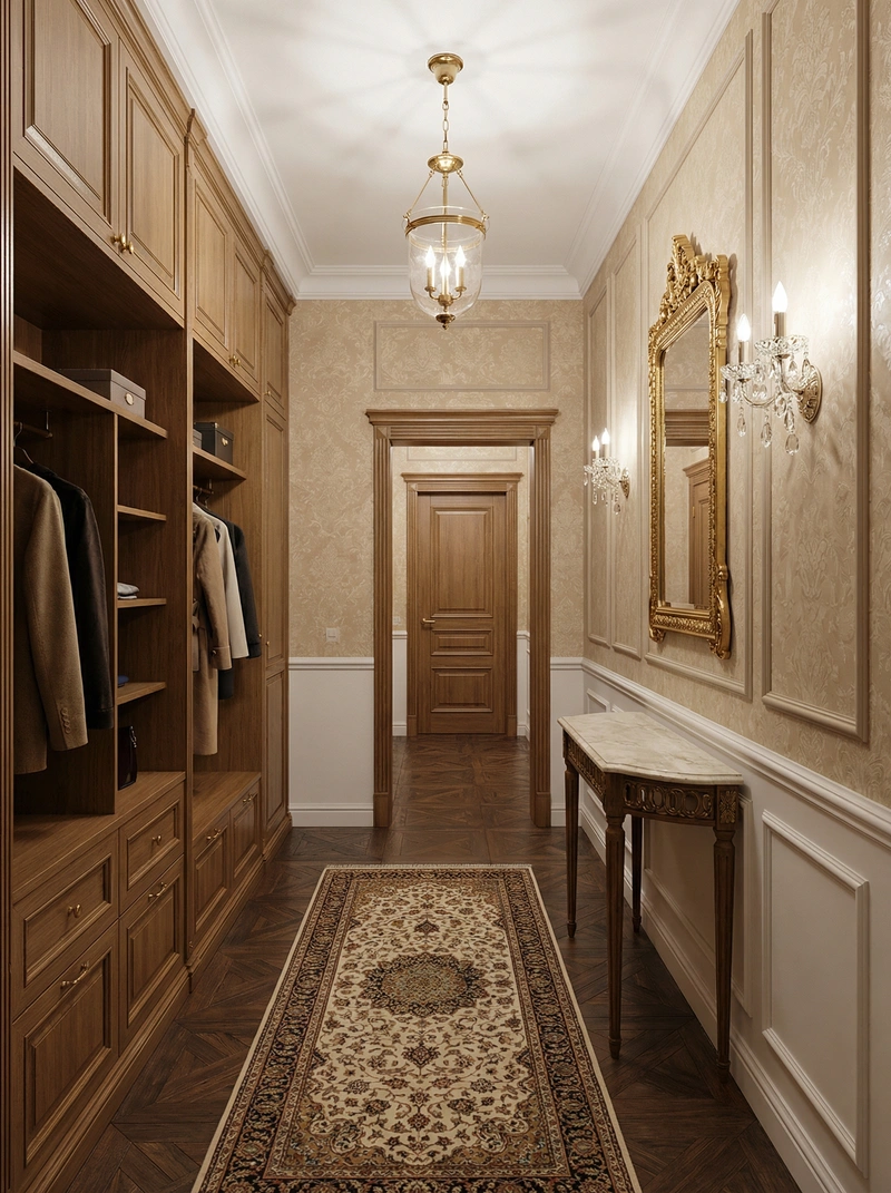 Дизайн интерьера в стиле Классика — Гостиная от нейросети RoomGPT