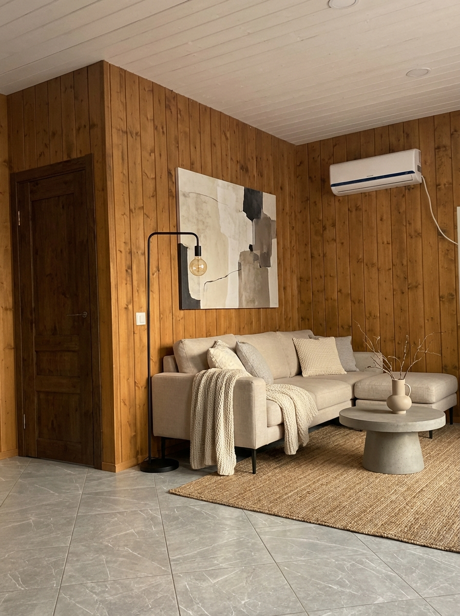 Дизайн гостиной в стиле Минимализм — фото интерьера от нейросети RoomGPT