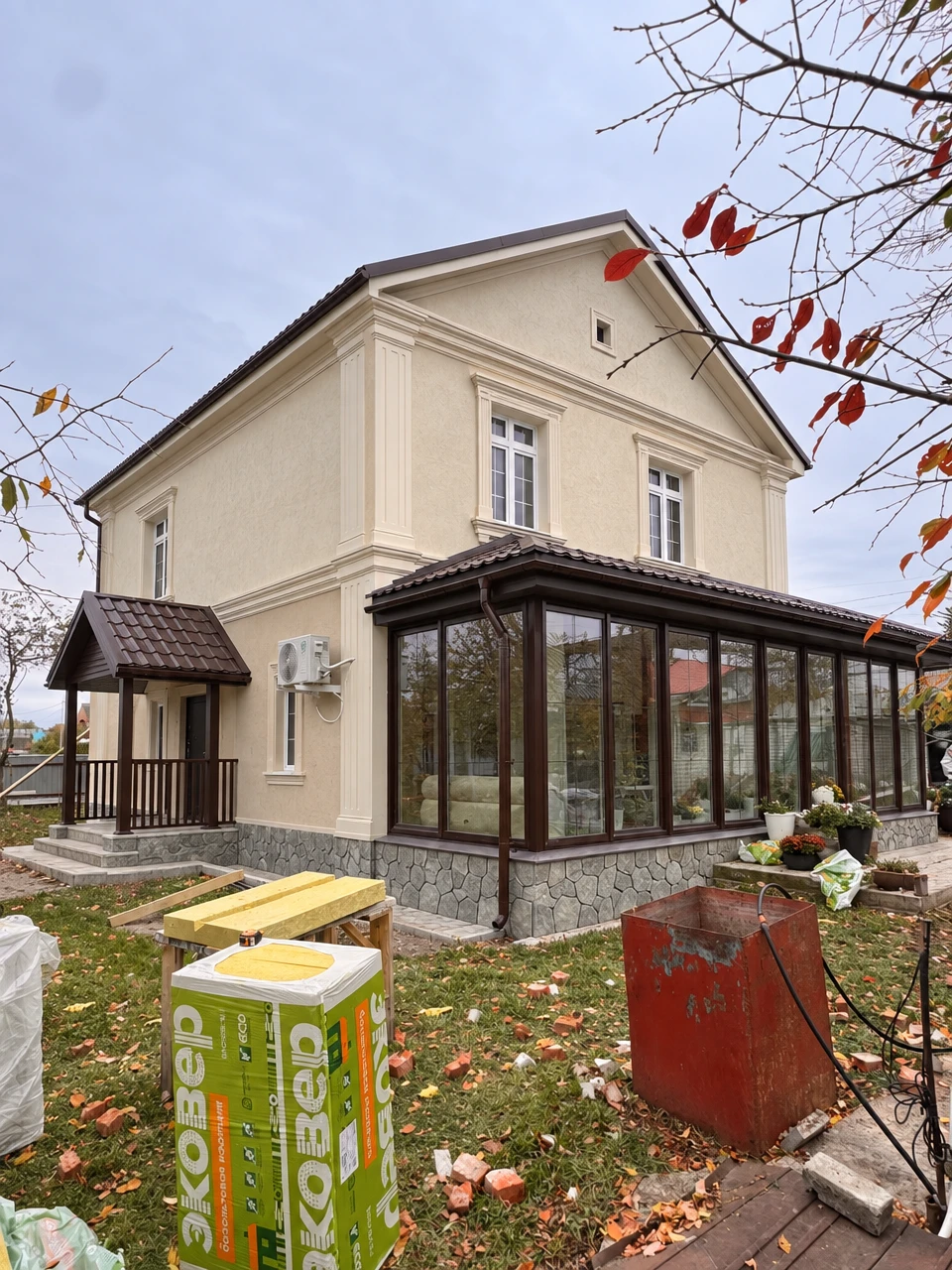 Дизайн фасада в стиле Классика — Фасад от нейросети RoomGPT
