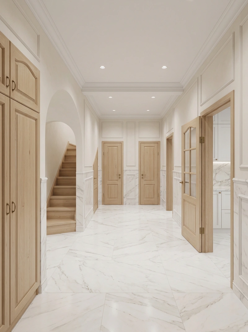 Дизайн интерьера в стиле Классика — Прихожая от нейросети RoomGPT