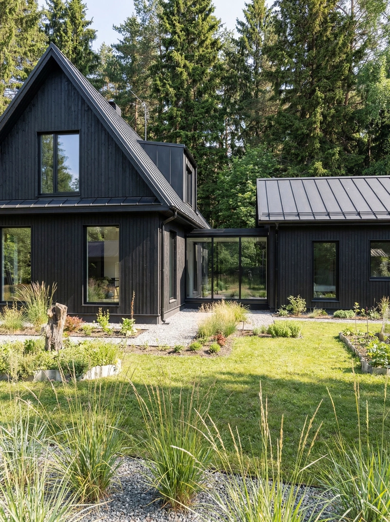 Дизайн интерьера в стиле Сканди — Фасад от нейросети RoomGPT