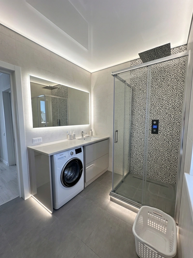 Дизайн ванной в стиле Без стиля — фото интерьера от нейросети RoomGPT