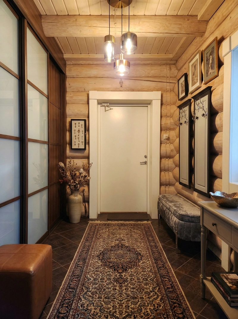 Дизайн интерьера в стиле Эклектика — Прихожая от нейросети RoomGPT