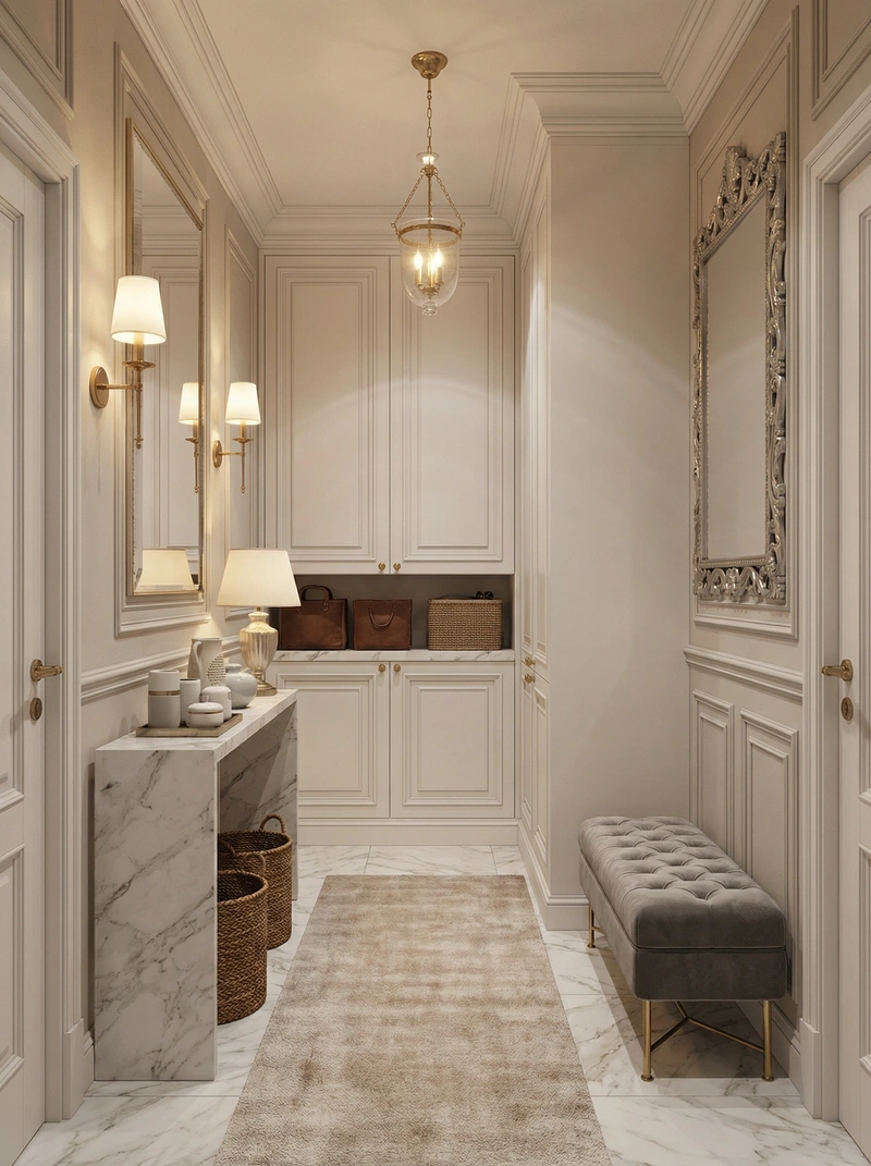 Дизайн интерьера в стиле Классика — Прихожая от нейросети RoomGPT