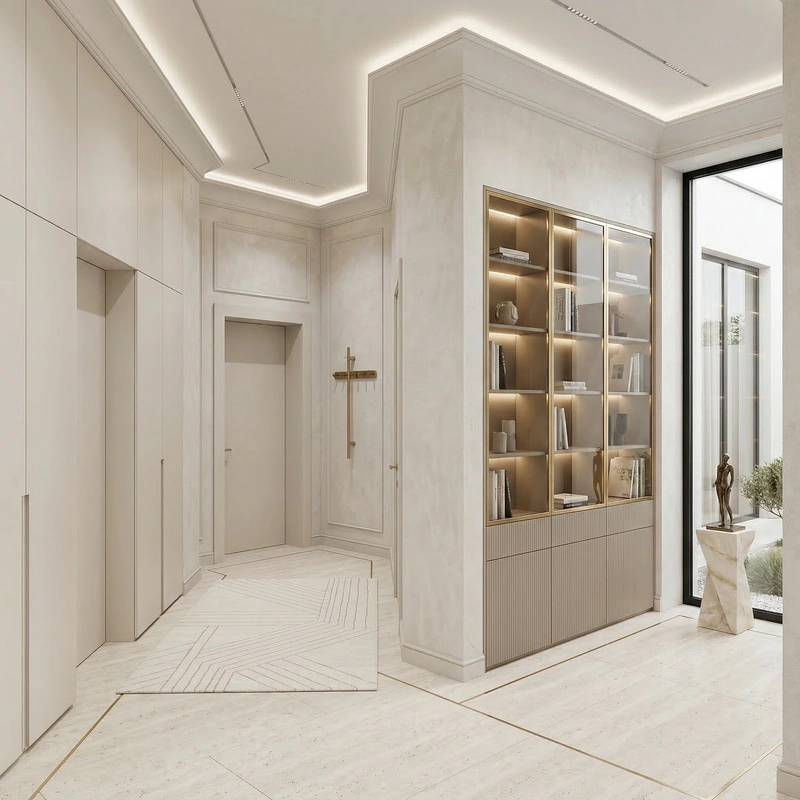 Дизайн интерьера в стиле Минимализм — Прихожая от нейросети RoomGPT