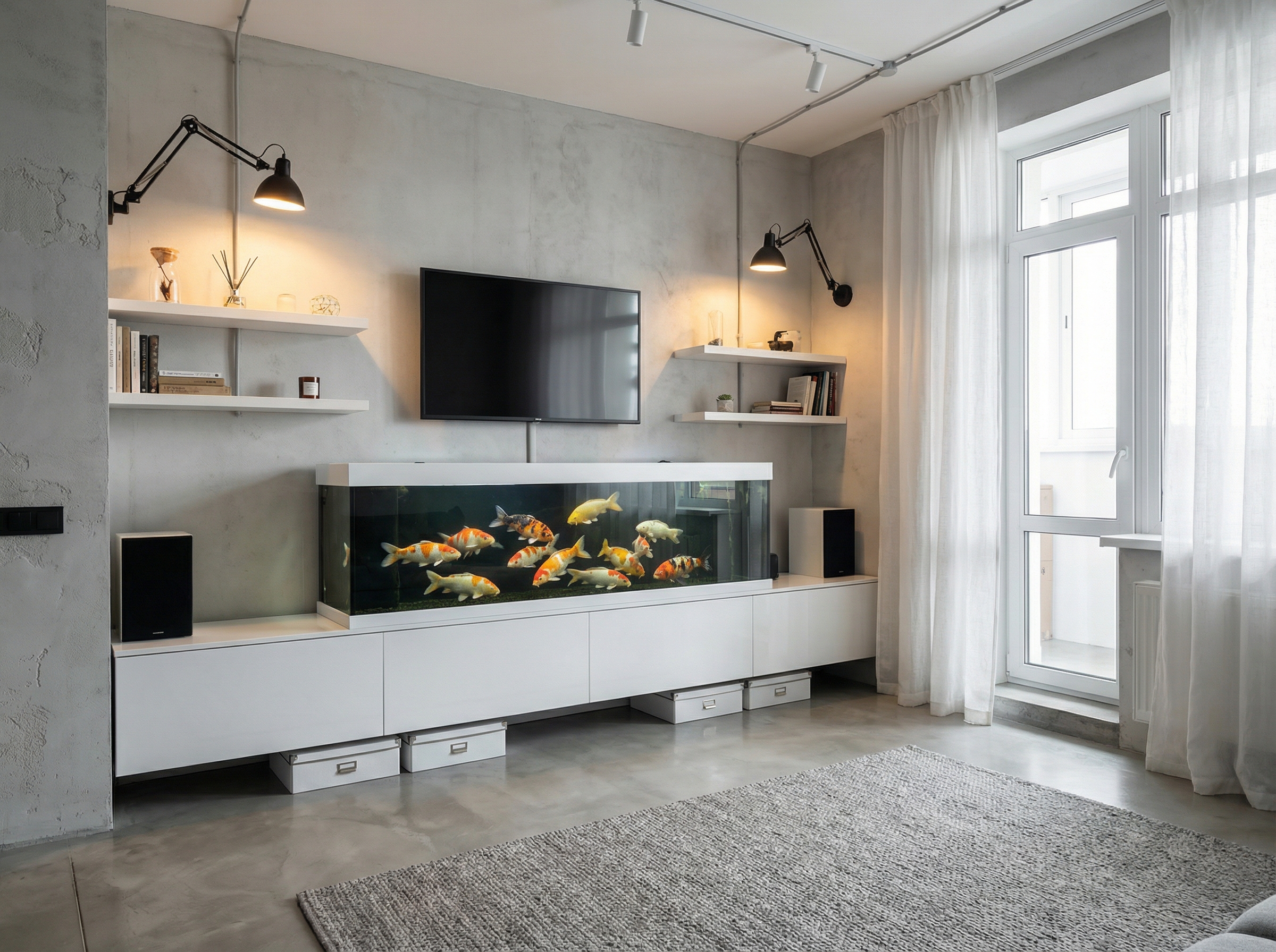 Дизайн гостиной в стиле Минимализм — фото интерьера от нейросети RoomGPT