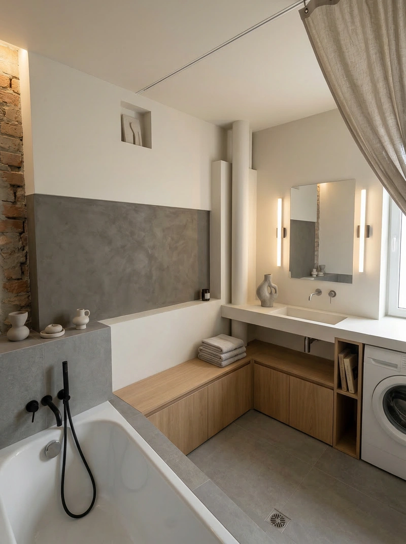 Дизайн интерьера в стиле Минимализм — Гостиная от нейросети RoomGPT