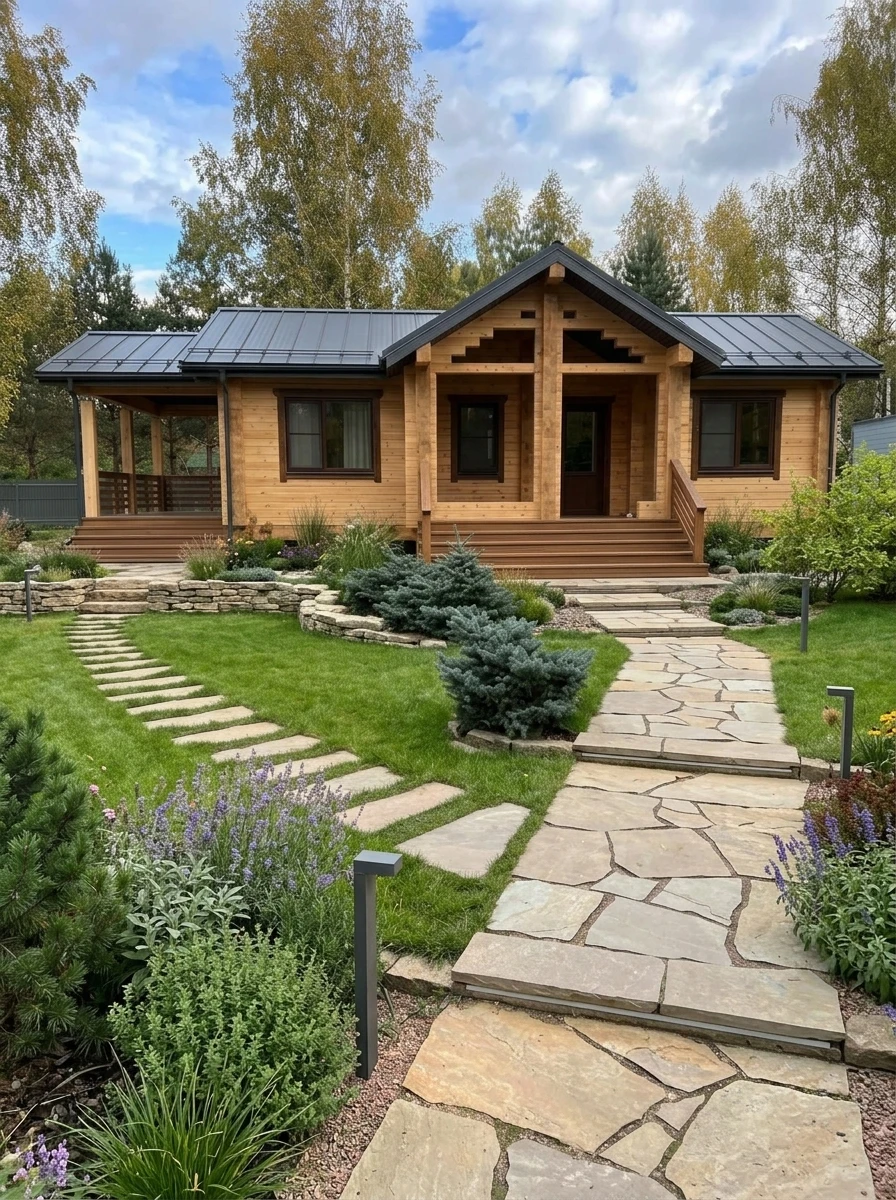 Дизайн участка в стиле Прованс — фото участка от нейросети RoomGPT