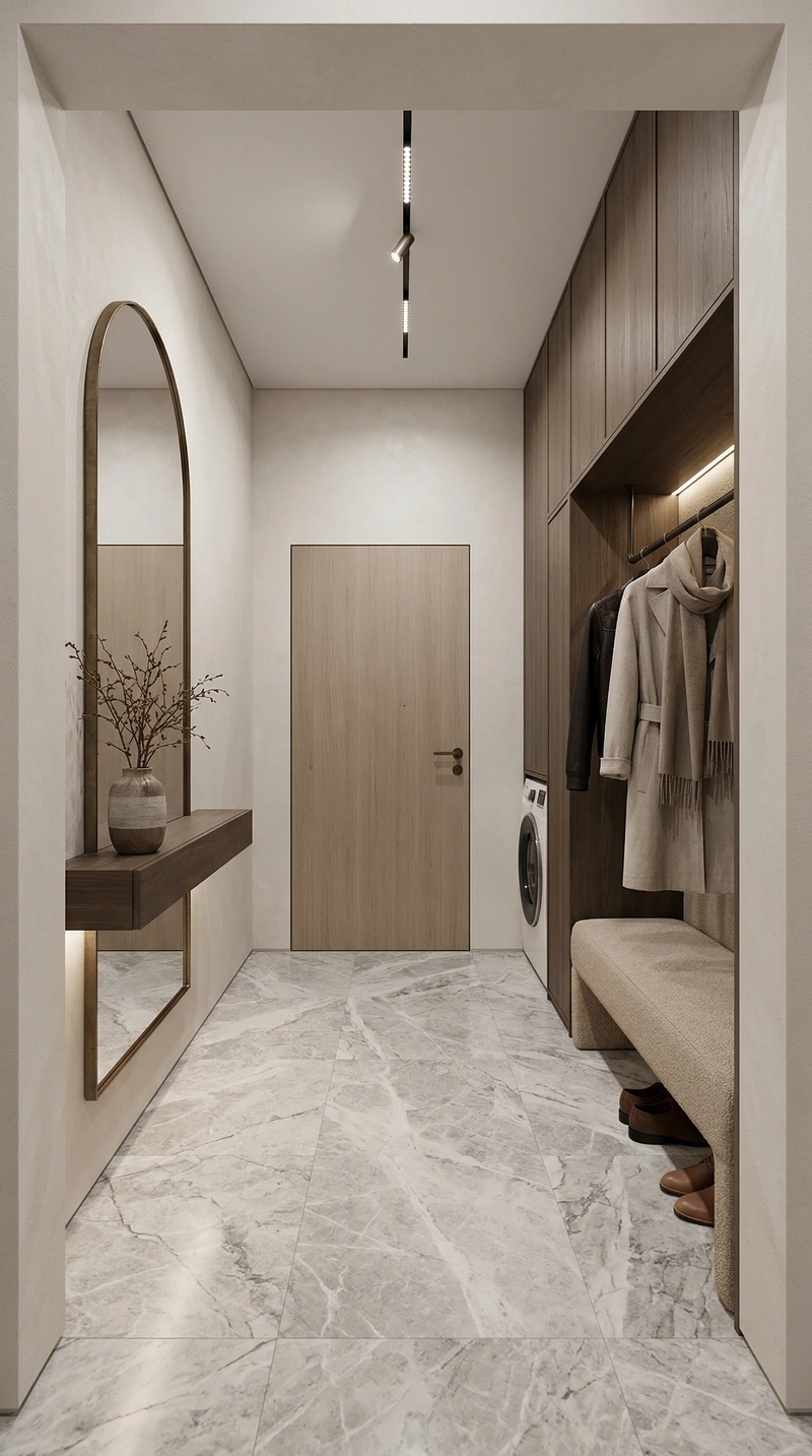 Дизайн интерьера в стиле Минимализм — Прихожая от нейросети RoomGPT