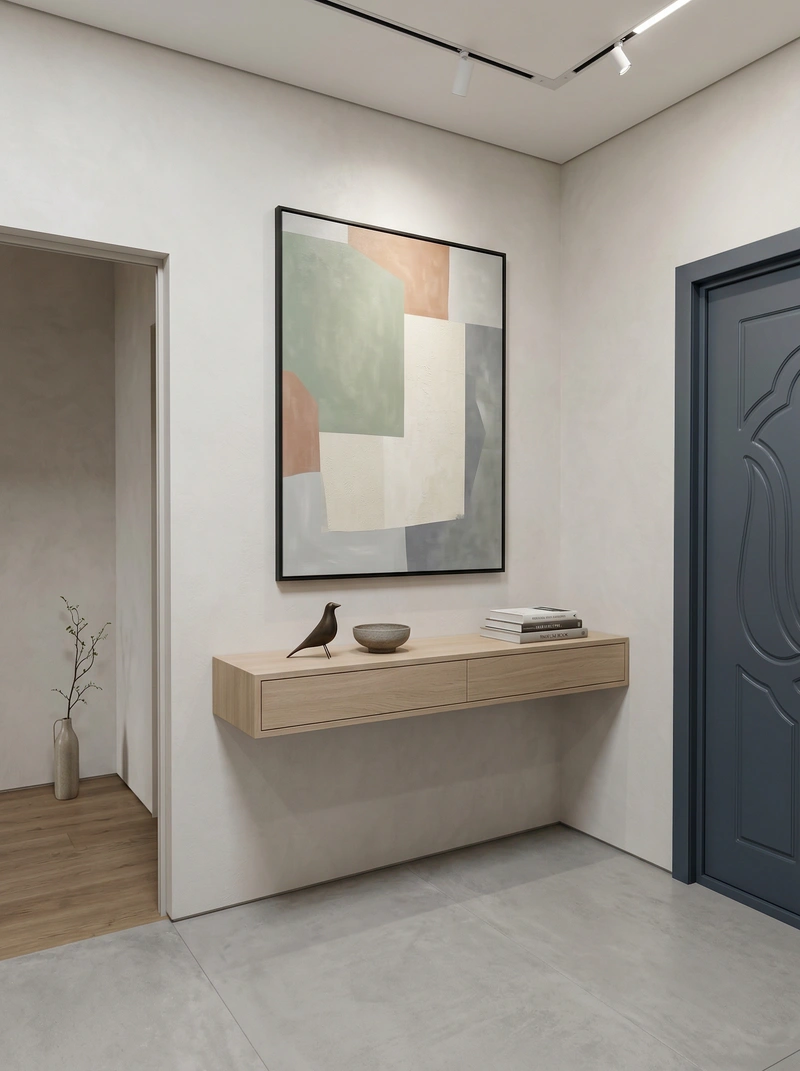 Дизайн интерьера в стиле Минимализм — Гостиная от нейросети RoomGPT