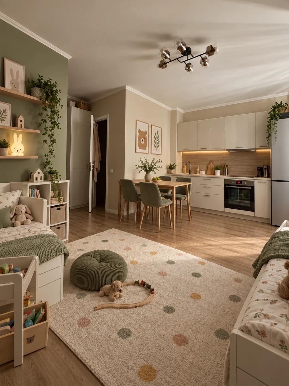 Дизайн кухни в стиле Минимализм — фото интерьера от нейросети RoomGPT